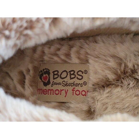 Bobs Skechers Too Cozy Snuggle Rovers Dogs Black Womens Memory Foam Slippers - Picture 6 of 8